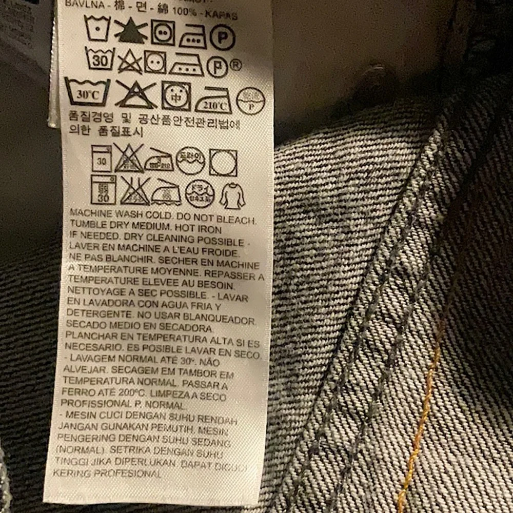 Levi Strauss 514 Black Jeans Size 36 x 34 - Picture 9 of 9